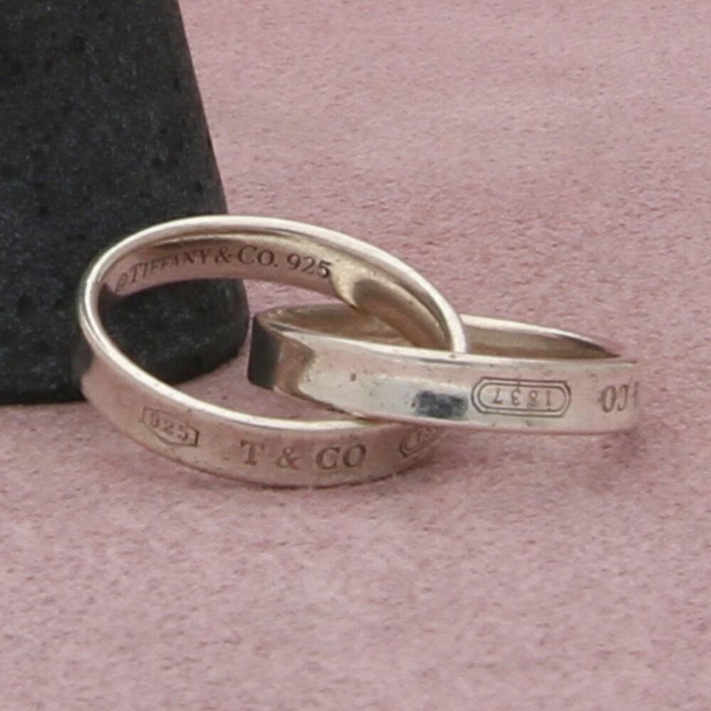 tiffany & co sterling silver 1837 collection narrow rolling band ring size 4.5 - Picture 3 of 3
